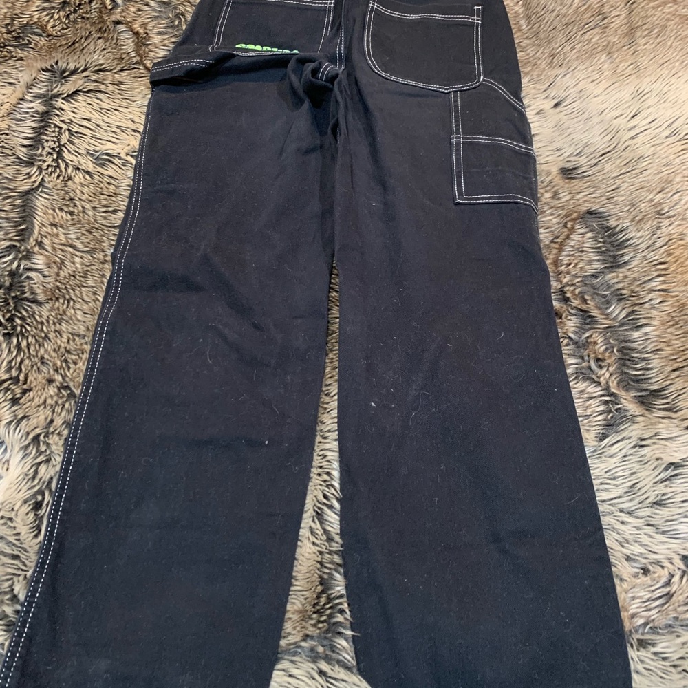 Empyre Tori Black Carpenter Skate Pants Size 2 - Picture 8 of 15
